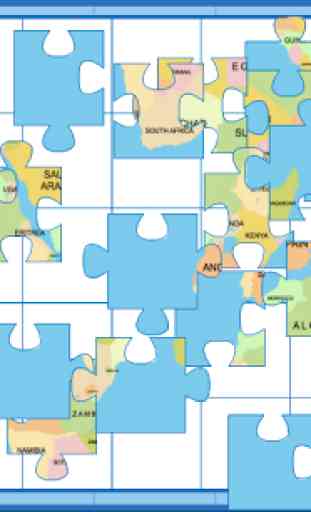 World Map Puzzle 4