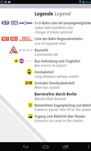 Berlin Métro (U-Bahn) Carte 1