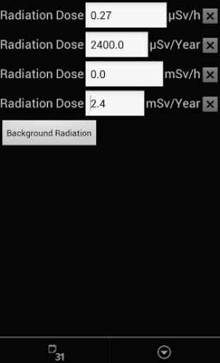 Calculateur dose rayonnement 2