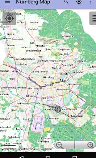 Carte de Nuremberg hors-ligne 1