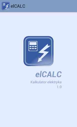 elCALC - kalkulator elektryka 1