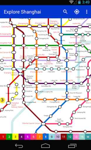 Explore Shanghai metro map 2