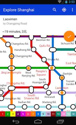 Explore Shanghai metro map 3