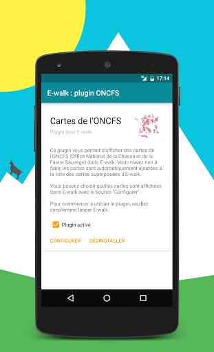 Cartes ONCFS : plugin E-walk 1