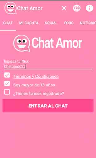 Chat Amor ♥ Ligar y citas ♥ 1