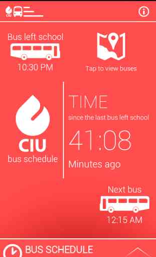 CIU Bus Schedule 1