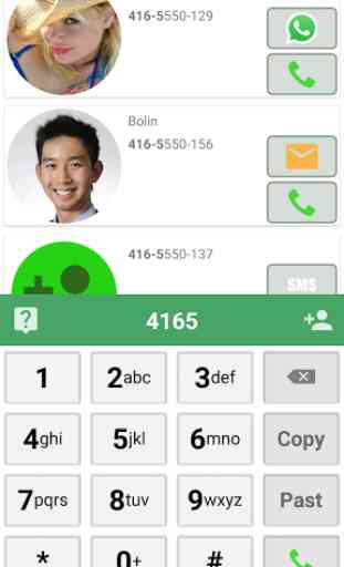 FaceToCall: dialer et contacts 2