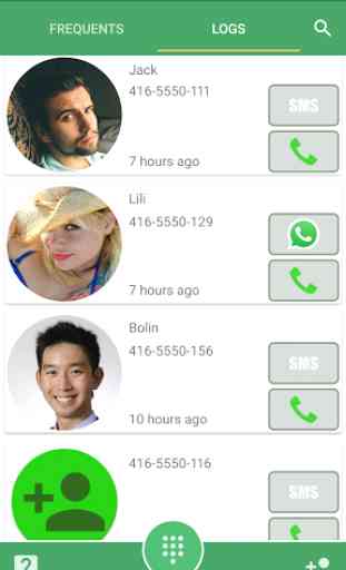 FaceToCall: dialer et contacts 4