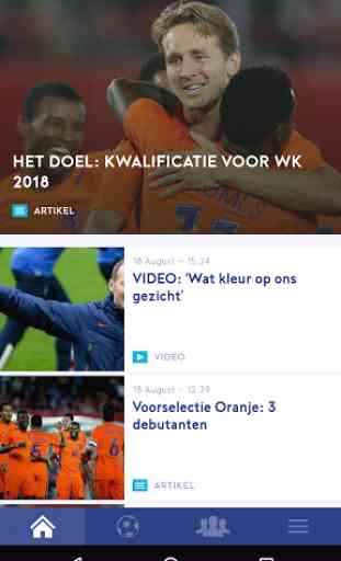 KNVB Oranje, de officiële app 1