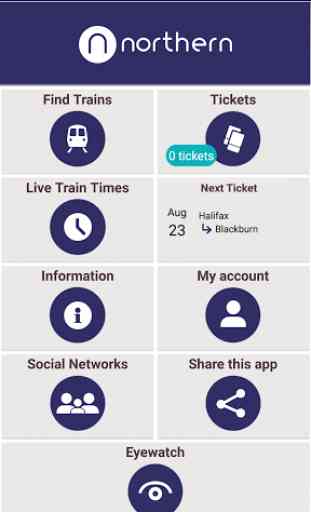 Northern train tickets & times 1