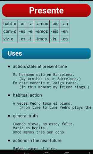 Verbes Espagnols Pro 3