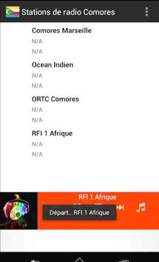 Stations de radio Comores 3