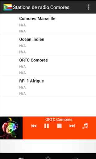Stations de radio Comores 4