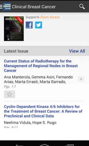 Clinical Cancer Journals 2