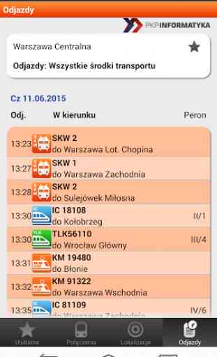 Bilkom - Train Timetable 1