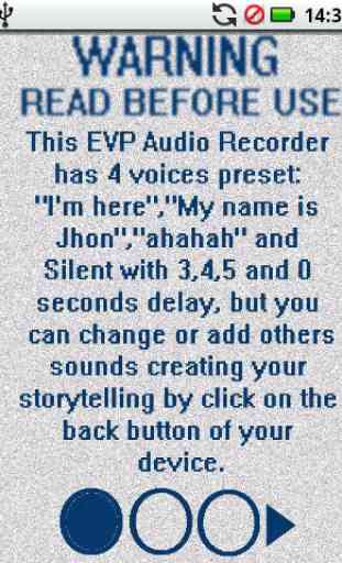 EVP Audio Recorder 2 4