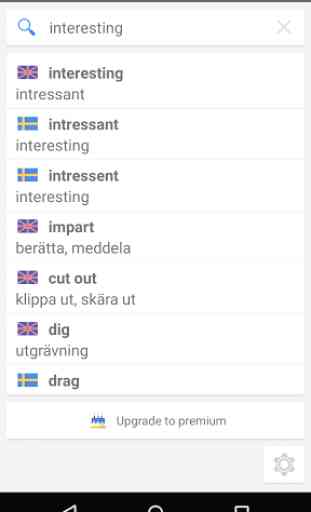 Offline Swedish-English Dict 3