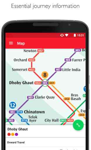 Singapore Metro MRT Map Routes 2