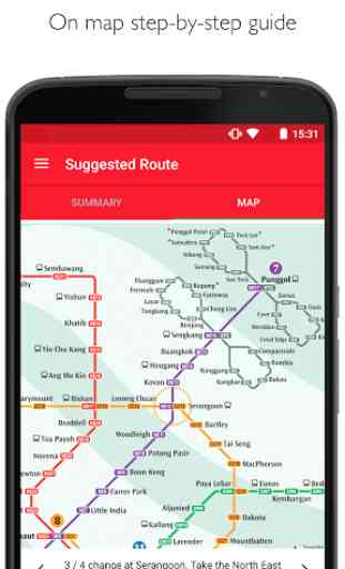 Singapore Metro MRT Map Routes 4