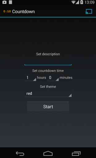 Countdown Timer for Chromecast 3