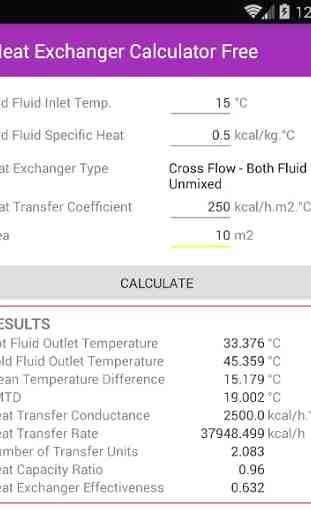 Heat Exchanger Calculator Free 2