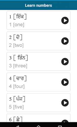 Learn Punjabi - 50 languages 4