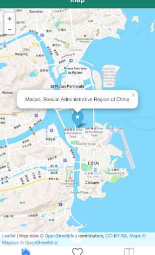 Macau Macao offline carte hors 1