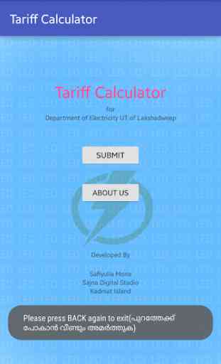 Tariff Calculator 1