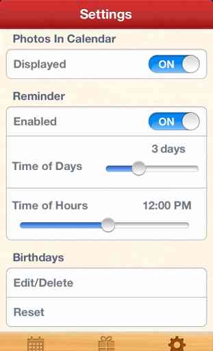 Birthday Calendar Plus - Envoyer une vidéo, une photo, un message et plus encore 4