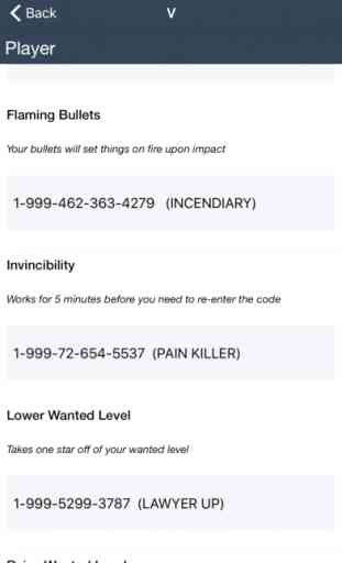 Cheat codes for GTA 5 4