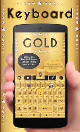 gold go keyboard theme 1