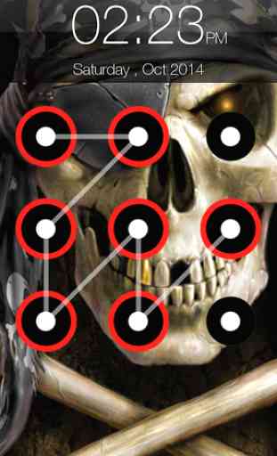 Pattern Lock Skull 2