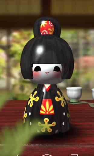 3D Japonaise Geisha Doll 2