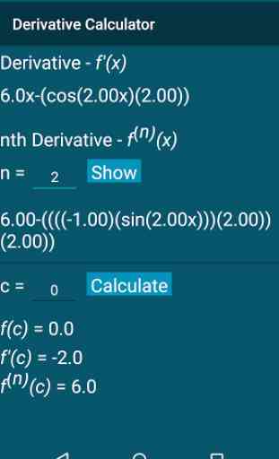 Derivative Calculator 3