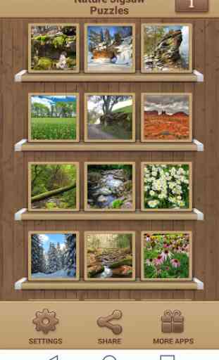 Jeux de Puzzle Nature 1