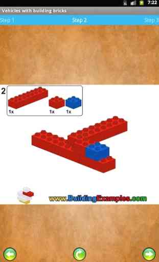 Vehicles with building bricks 2