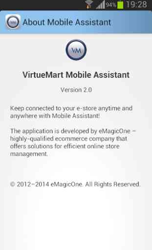 VirtueMart Mobile Assistant 3