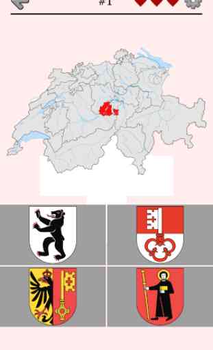 Cantons suisses Quiz de Suisse 1