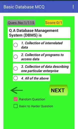Database Basic Multiple Choice 2