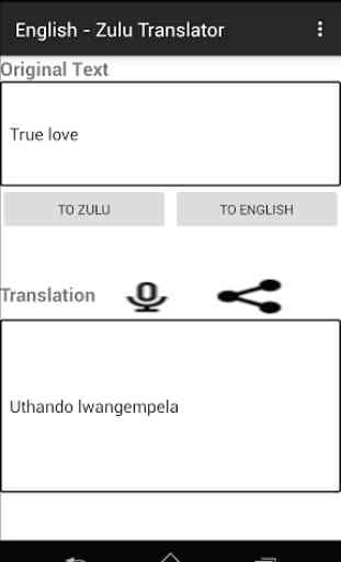 English - Zulu Translator 1