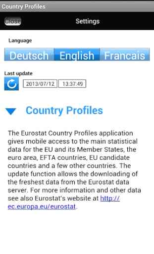 Eurostat Profils des pays 3