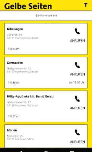 Gelbe Seiten Notfall-App 3