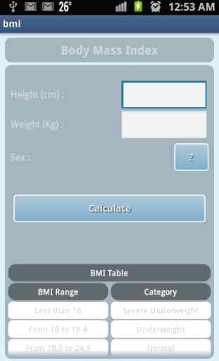 Ideal Weight Calculator 1