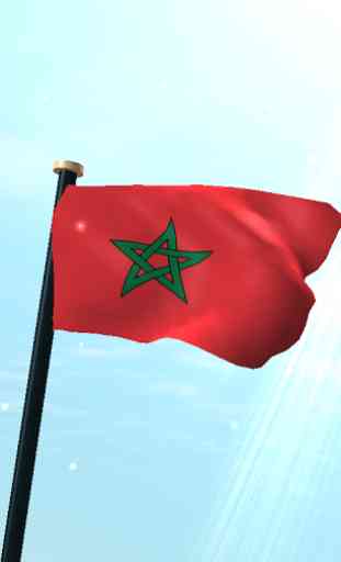 Marokko Drapeau 3D Gratuit 1