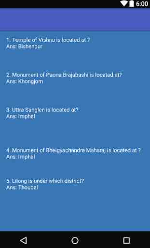 Quiz on Manipur 3