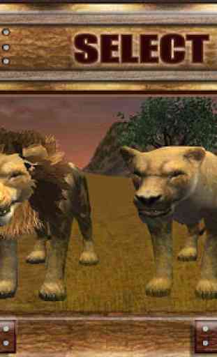 Angry Lion sauvage Simulator 3
