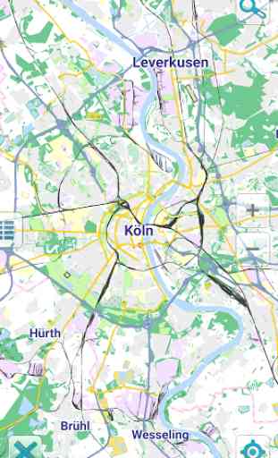 Carte de Cologne hors-ligne 1