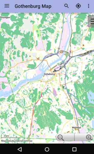 Carte de Göteborg hors-ligne 1