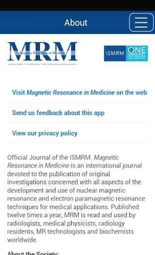Magnetic Resonance in Medicine 1