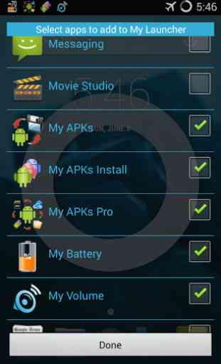 My Launcher run your apps 2